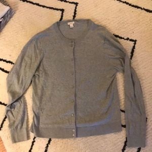 J. Crew grey cardigan